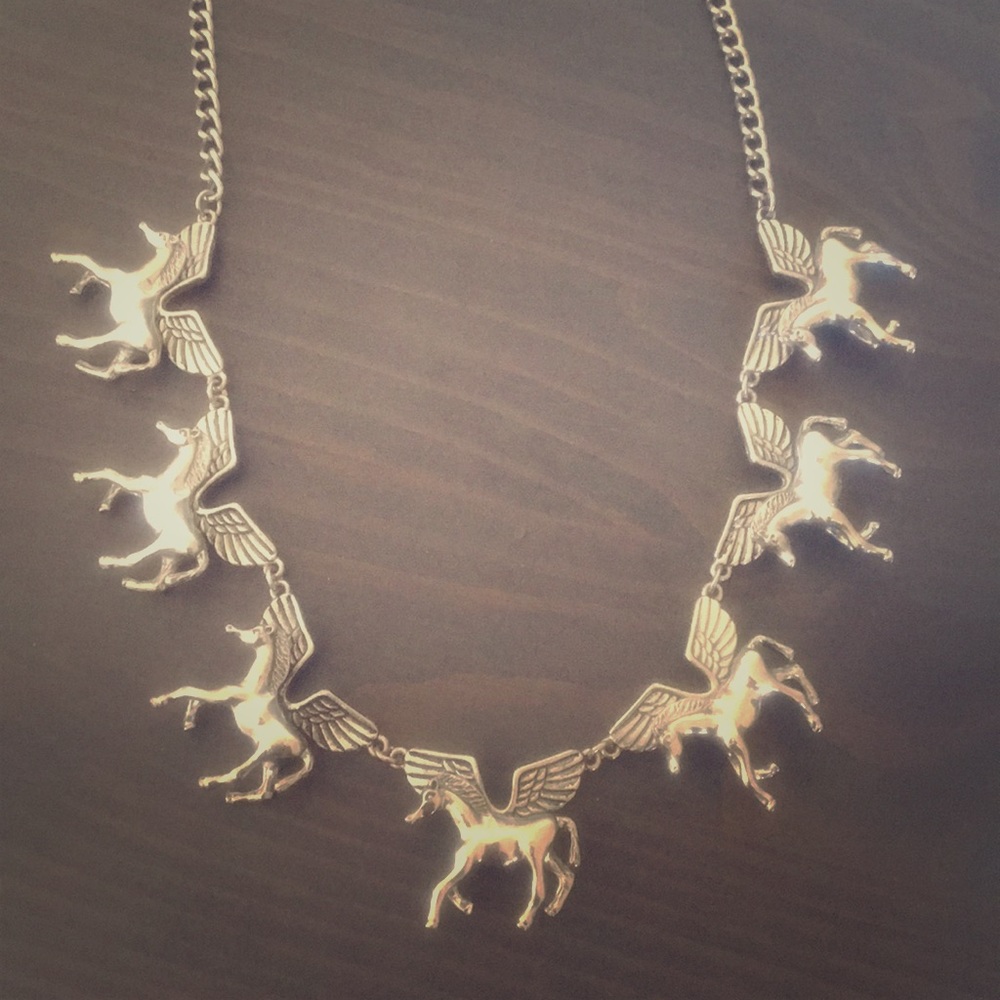 H&M UNICORN NECKLACE